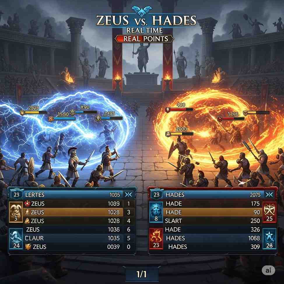 Zeus vs Hades Tournament